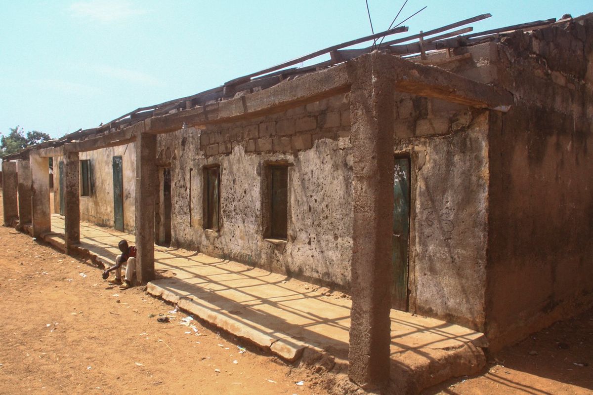 A general view of Kuriga school in Kuririga on March 8, 2024, where more than 250 pupils were kidnapped by gunmen.