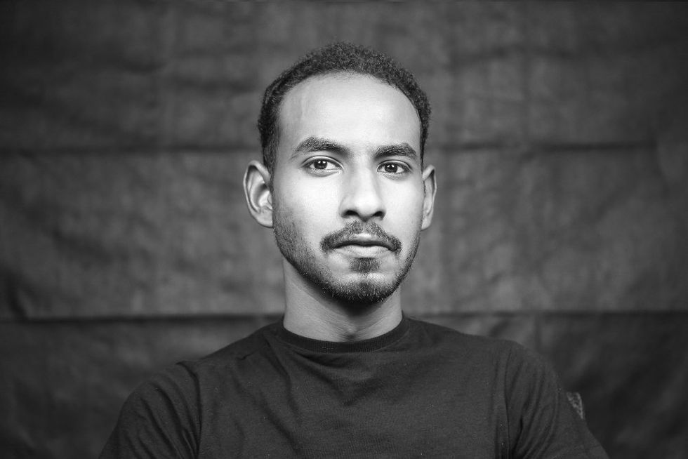 A photo of Sudanese filmmaker and content creator Shehab Satti.