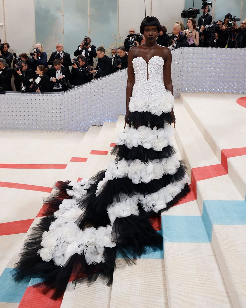 Adut Akech at the Met Gala