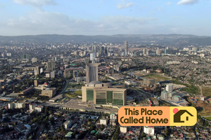 Aerial view of Addis Ababa showing the African Union headquarters.
