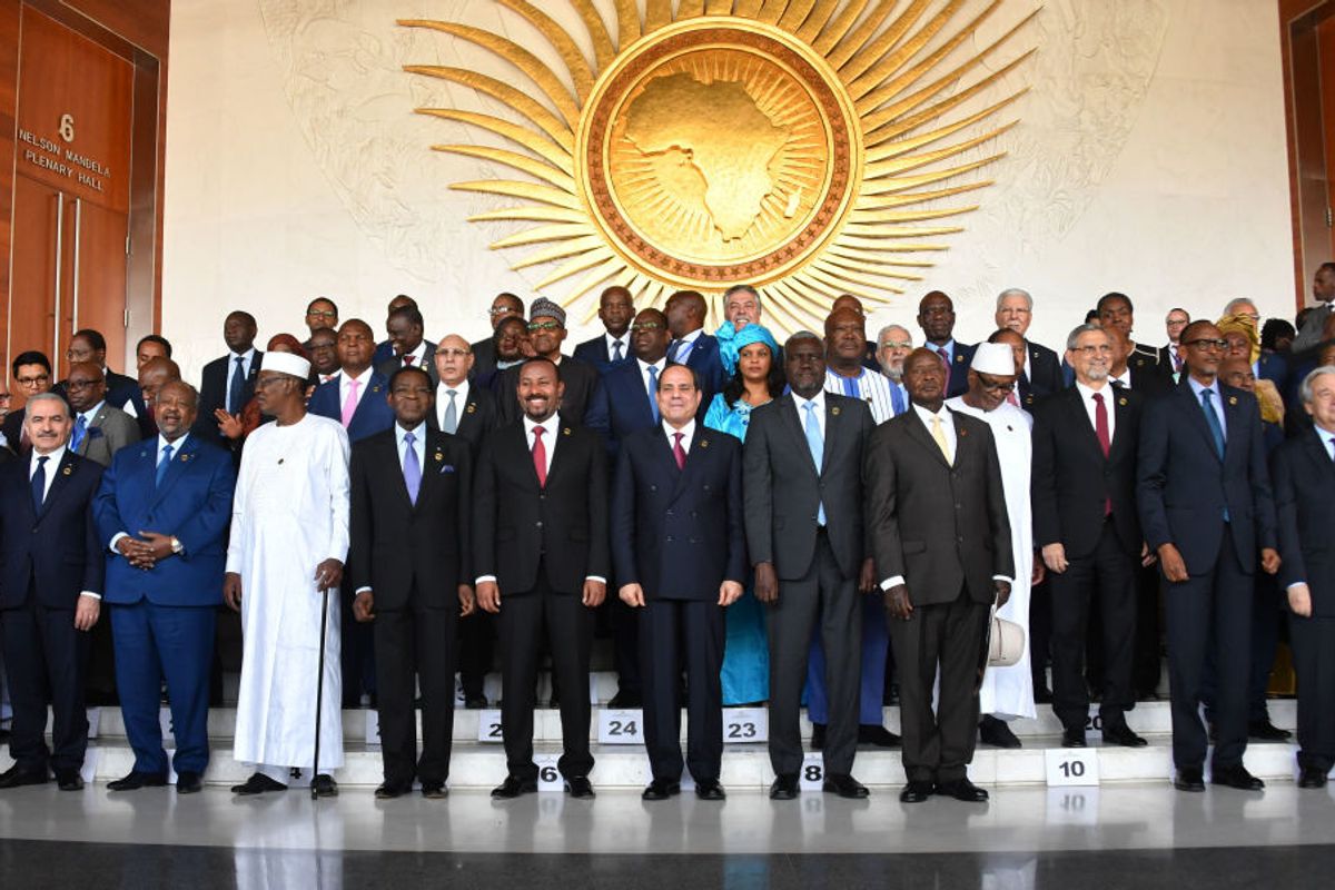African Union Heads of State Summit in Addis Ababa. 