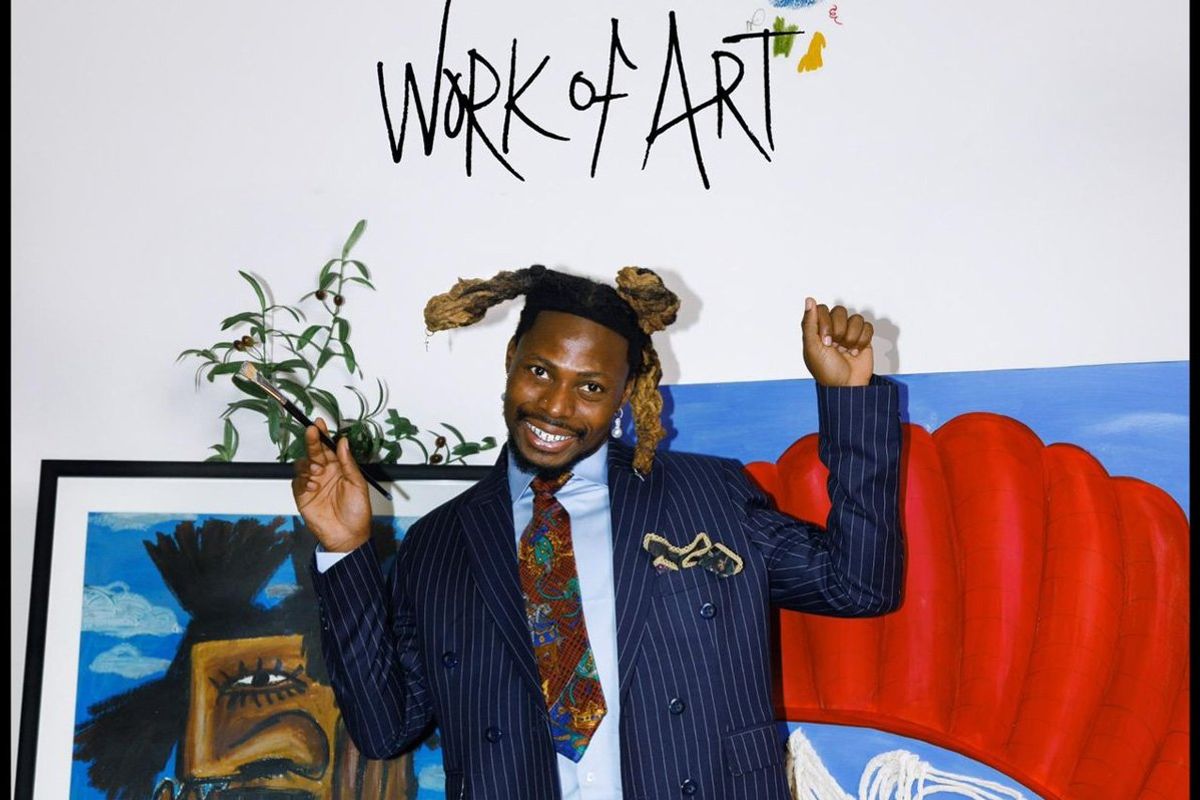 ​Album cover, 'Work of Art' by Asake.