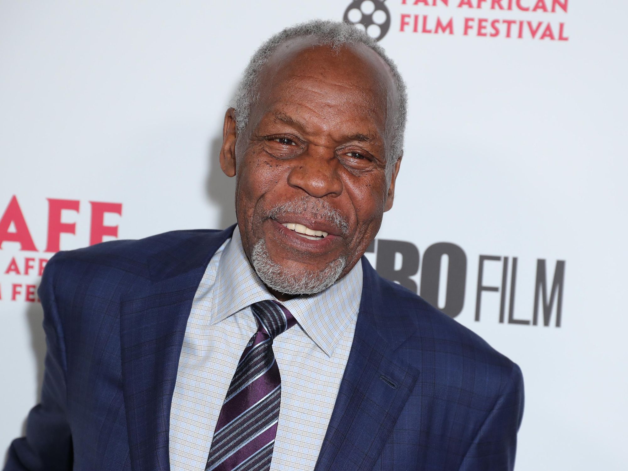 An image of Danny Glover at the 2020 Pan African Film Festival. 