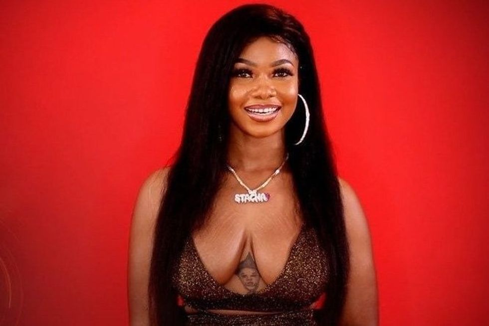 An image of former Big Brother Naija contestant Tacha smiling at the camera.