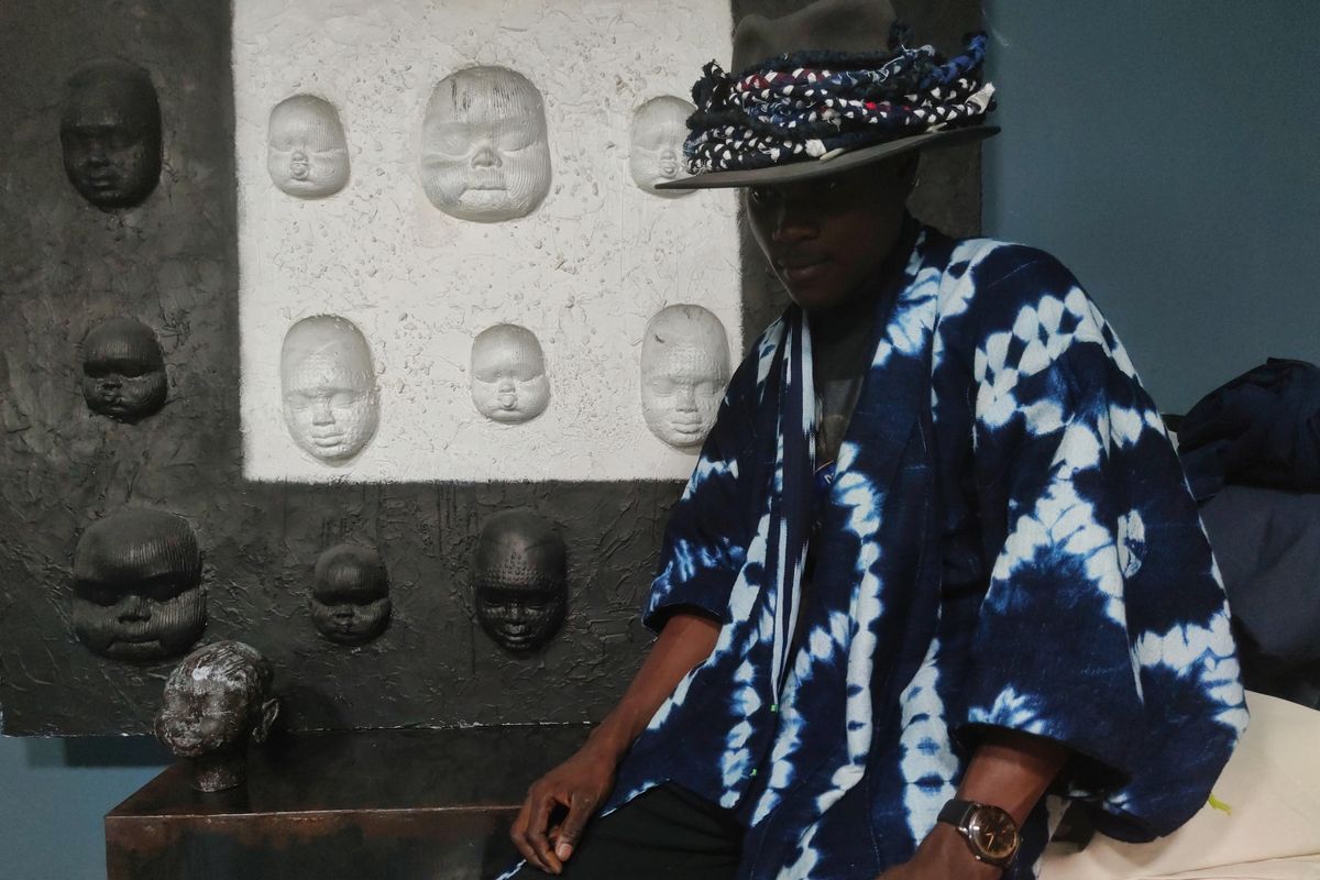 Ivorian Sculptor Brice Esso On Using African Tradition To Create ‘Baby Heads’
