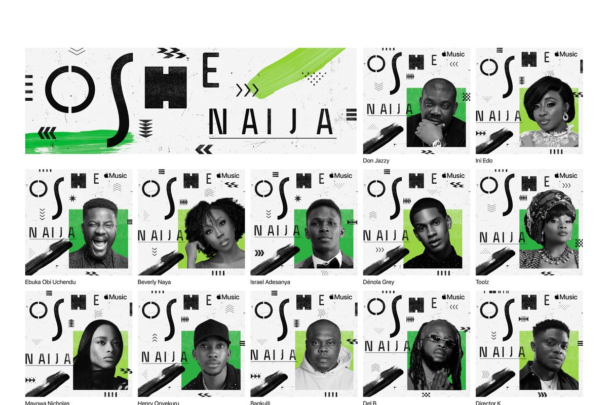 ​As Nigeria celebrates its 60th year of independence today, Apple Music has launched the month-long 'Oshe Naija' campaign in celebration. 