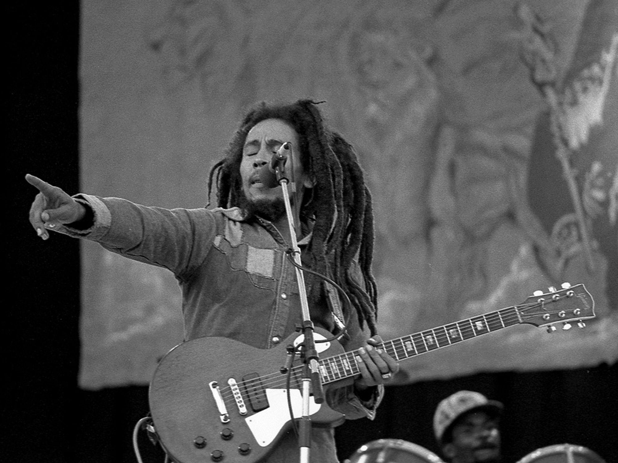Bob Marley on stage