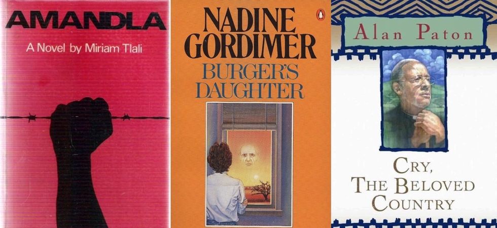 Books about South African history and apartheid.