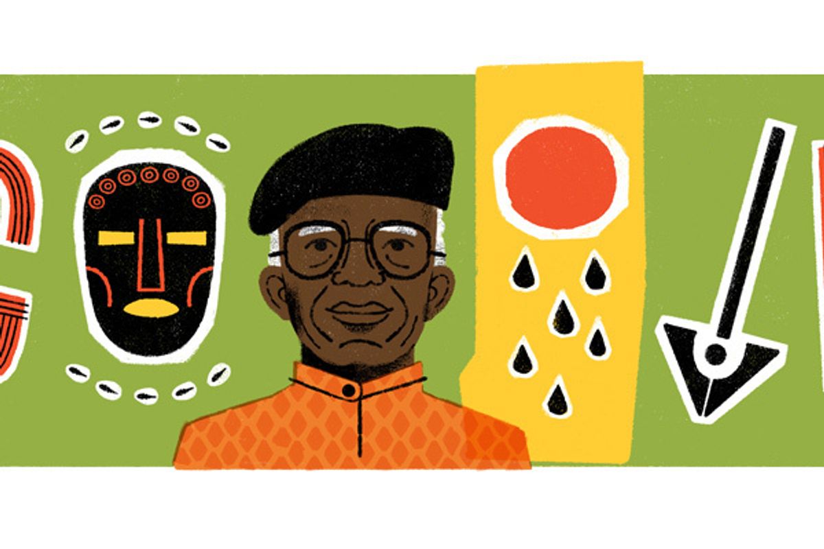 chinua achebe google doodle