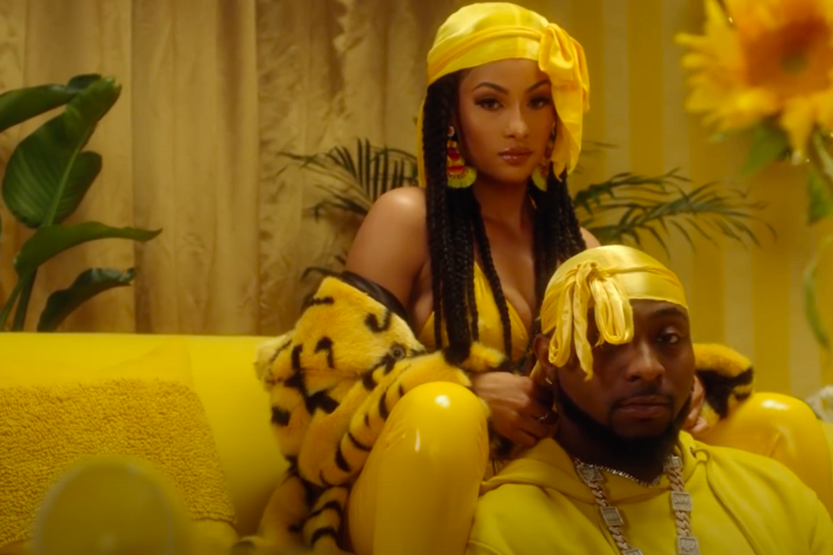Davido and Summer Walker pictured above. 