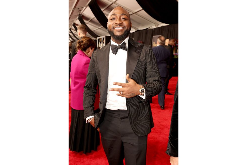 Davido attends the 66th GRAMMY Awards at Crypto.com Arena on February 04, 2024 in Los Angeles, California.