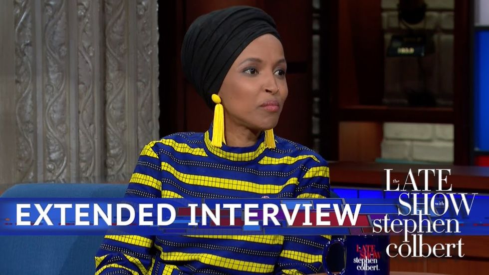 Watch Ilhan Omar on Stephen Colbert: 'I'm as American as Everyone Else Is'