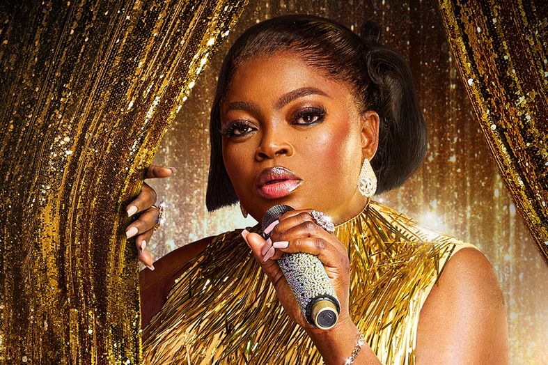Funke Akindele in promotional poster for Prime Video\u2019s new miniseries She Must Be Obeyed