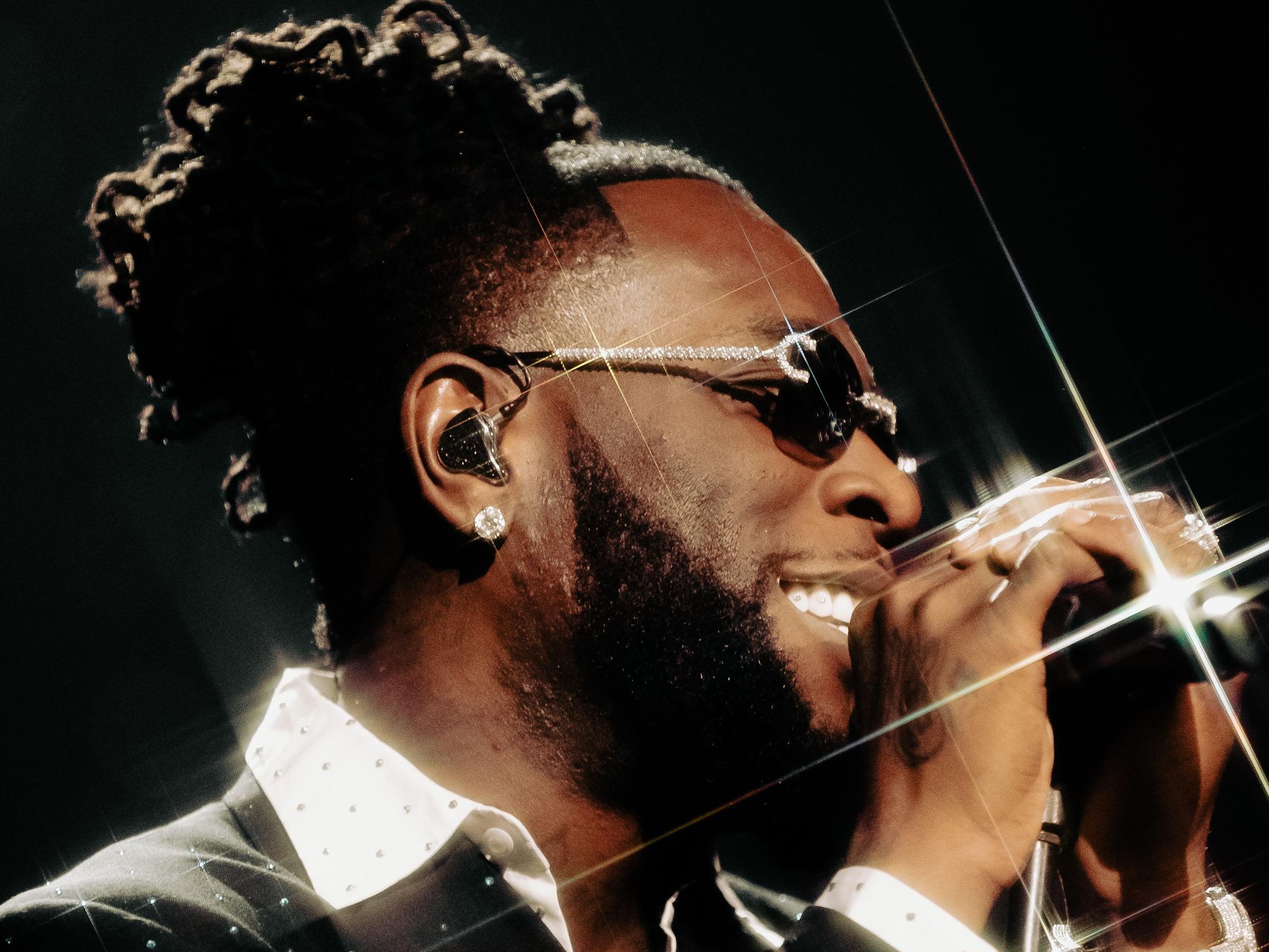Grammy-award winning Nigerian singer Burna Boy put on a stellar performance at New York City's Madison Square Garden, Thursday April 28th