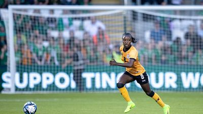 Margaret Belemu #8 of Zambia in action during the Republic of Ireland WNT v Zambia WNT