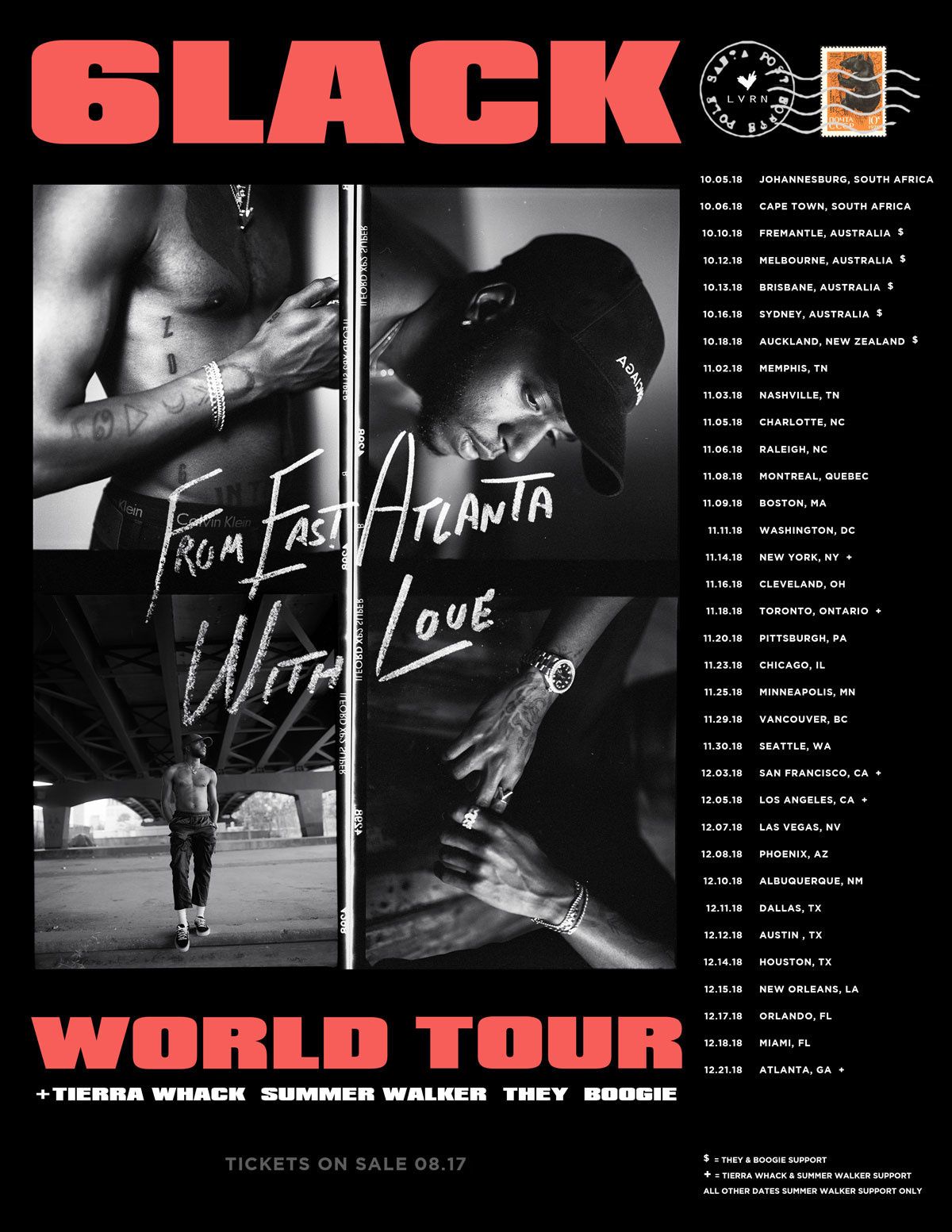 6LACK Is Coming To South Africa In October