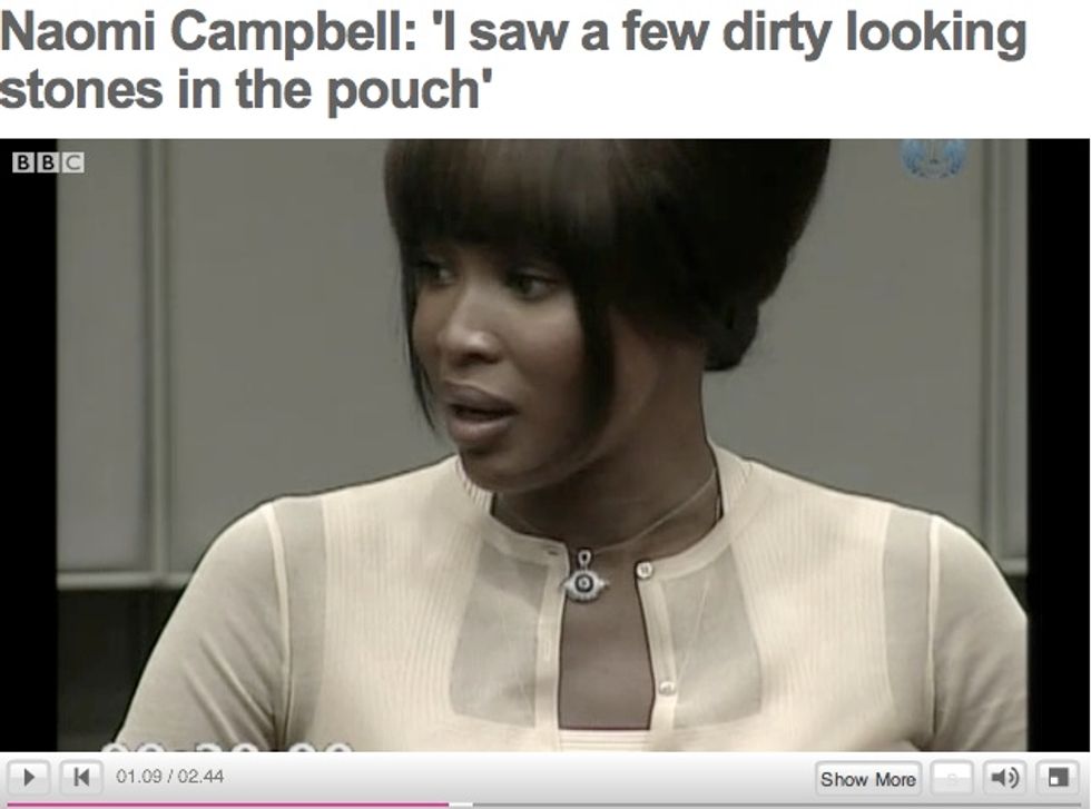 Naomi Campbell's Blood Diamonds?
