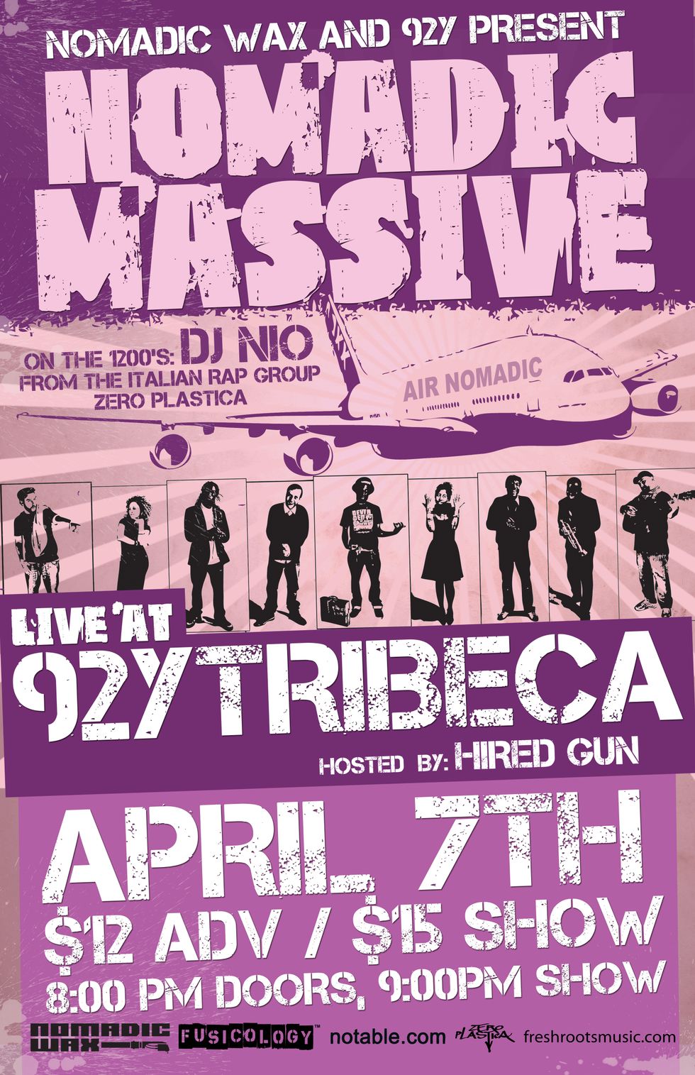 NYC: Nomadic Massive at 92Y Tribeca Thursday, April 7th