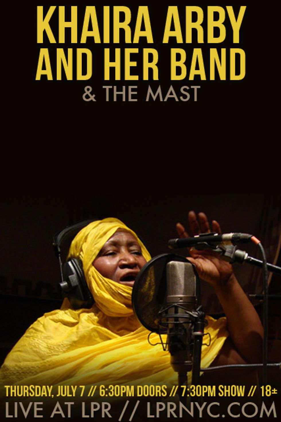 NYC: Khaira Arby and her Band - Thursday, July 7th
