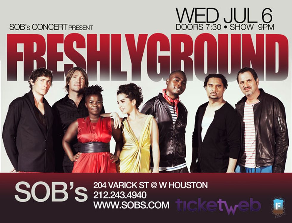 NYC: SA's Freshlyground Tonight @ SOBs