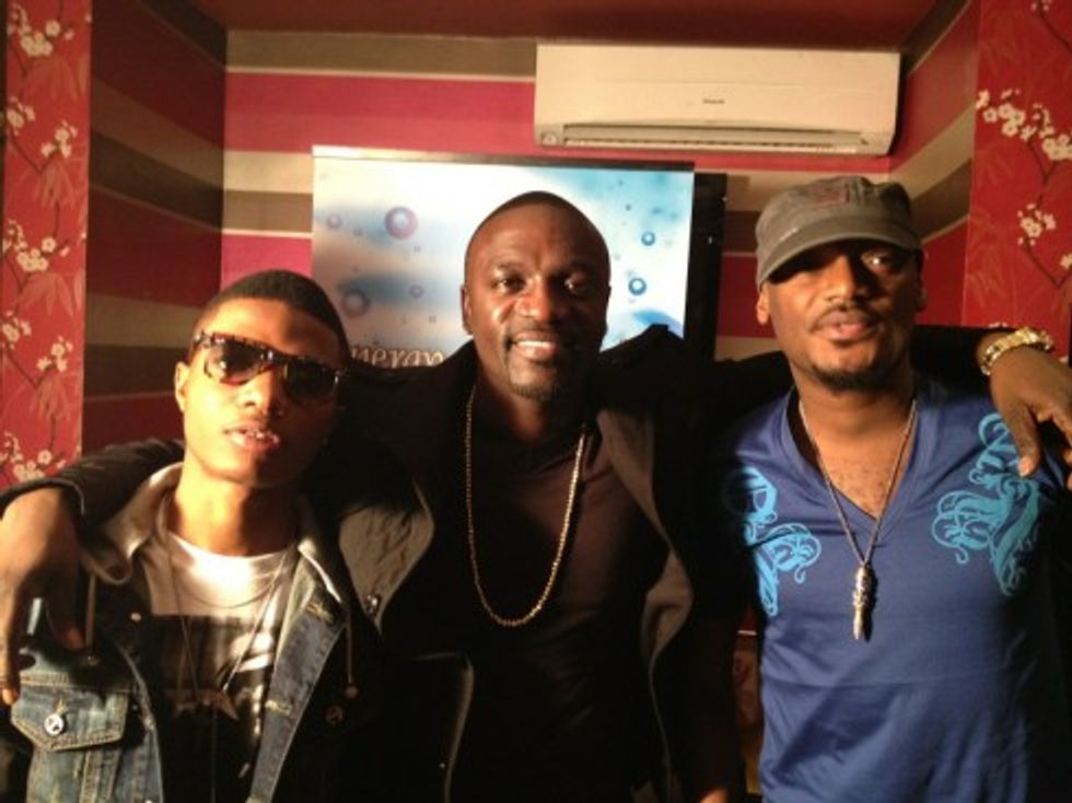 WizKid, 2face & P-Square Sign To Akon's Konvict Muzik Records