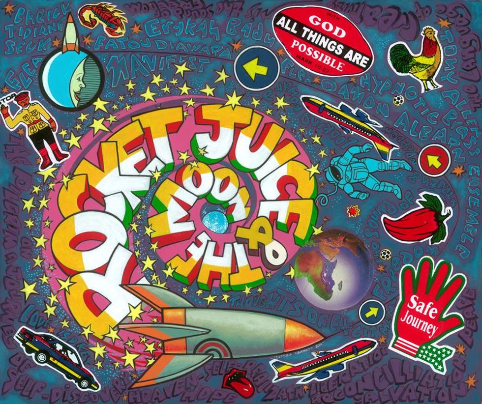 Audio: Rocket Juice & The Moon [Damon Albarn x Tony Allen x Flea] 'Hey Shooter ft. Erykah Badu'