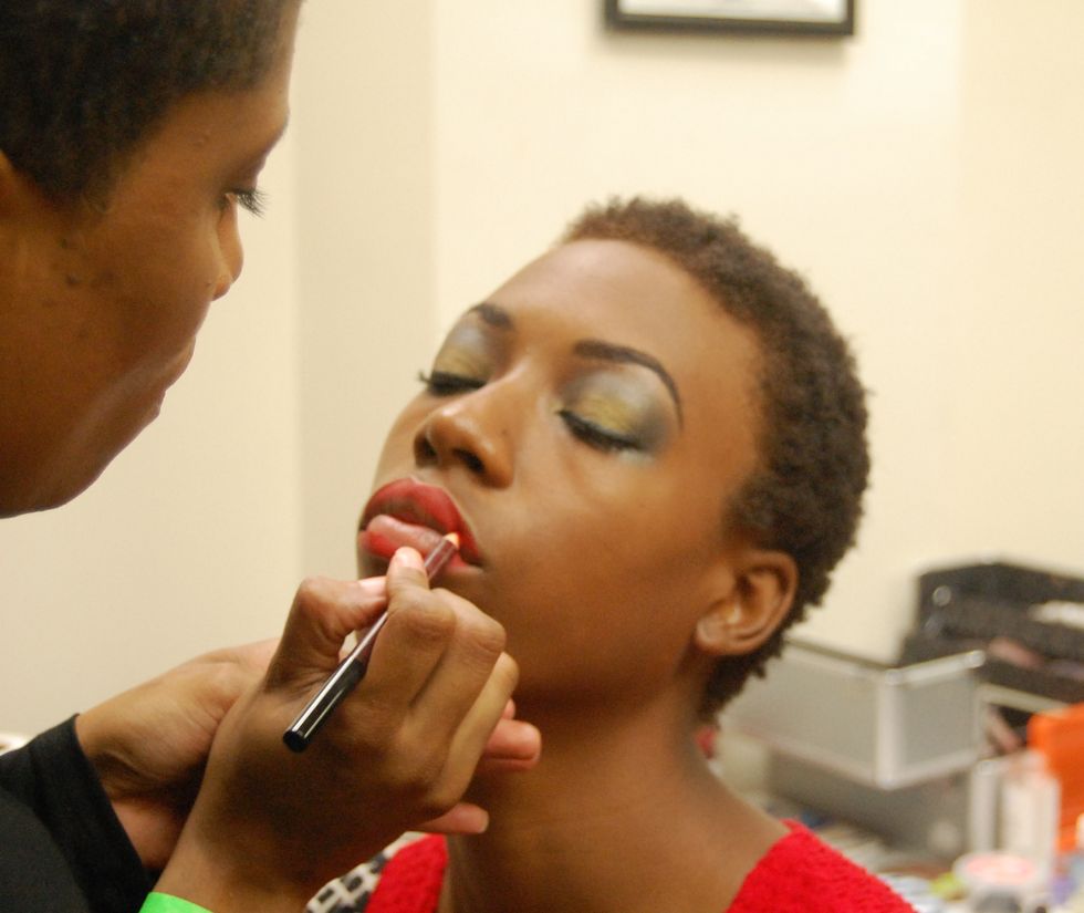 Photos: Backstage at  Adiree's Africa Fashion Week