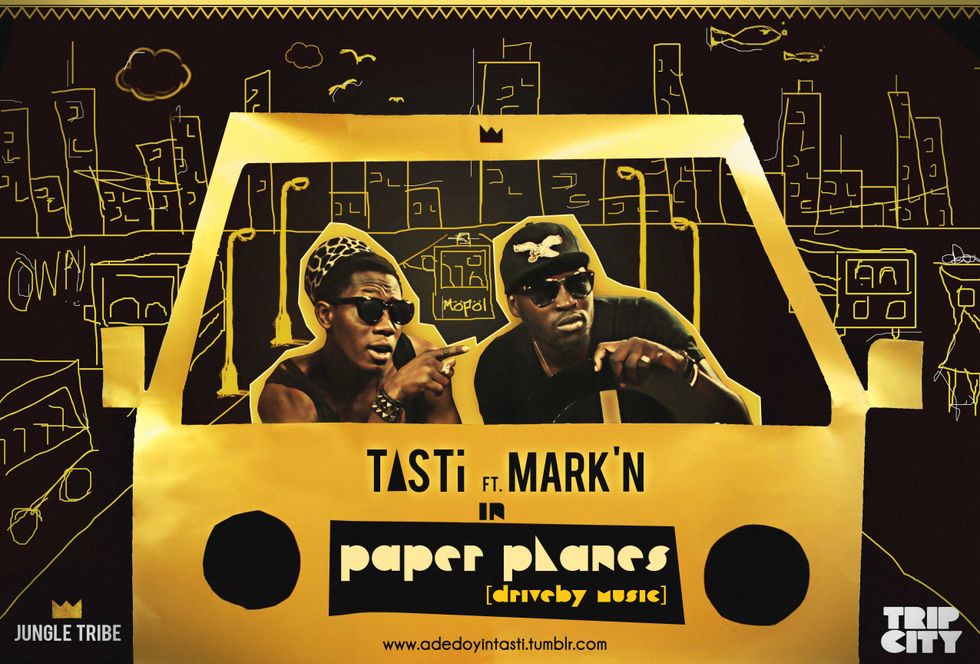 Audio: TASTi 'Paper Planes' ft. Mark'n