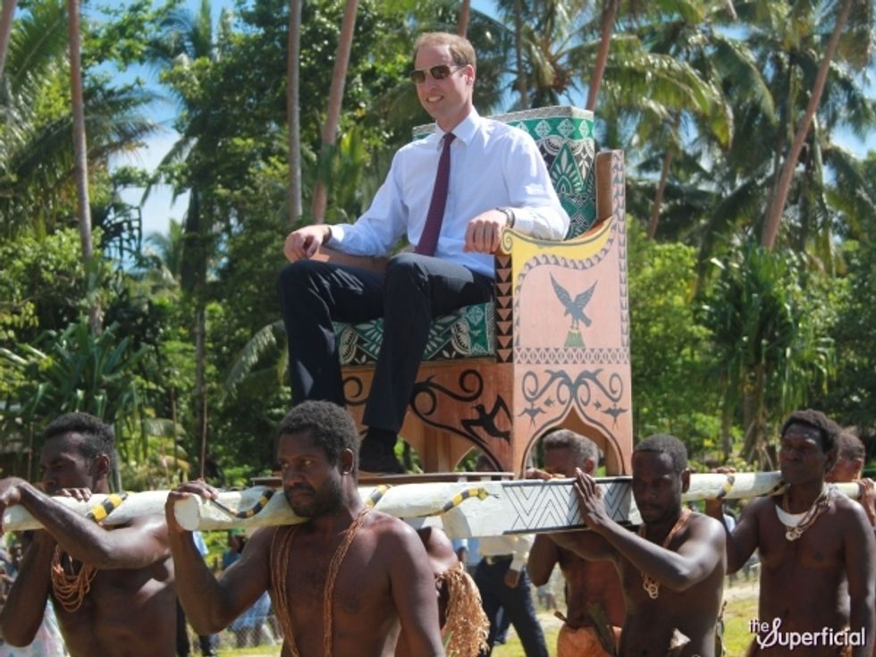 FOH: Prince William & "The Savages" Photo Caption Contest