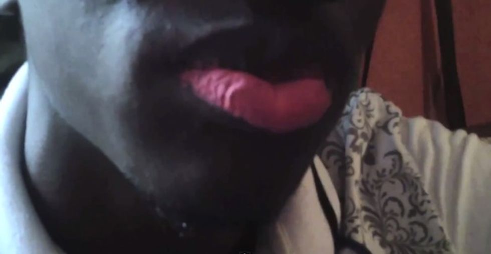 Nigerian Men & Beauty: Pink Tattooed Lips