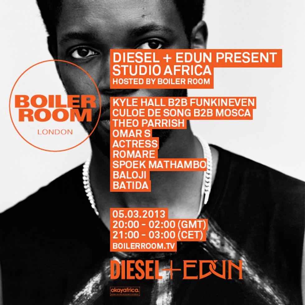 Stream Studio Africa x Boiler Room London Now!