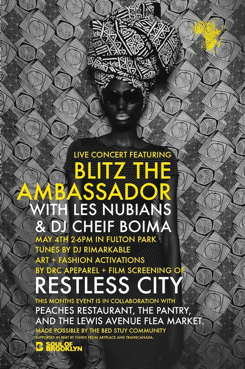 MoCADA's Afropolitan Dreams w/ Blitz the Ambassador, Les Nubians & Chief Boima