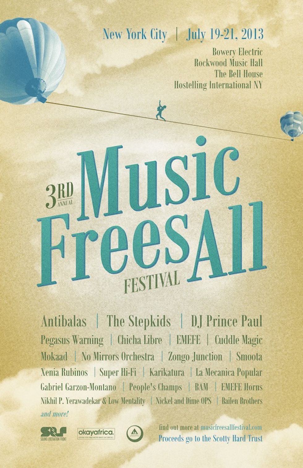 Antibalas, Pegasus Warning & Zongo Junction at Music Frees All Fest