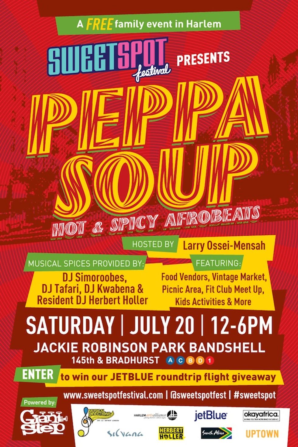 The Sweet Spot Festival x Okayafrica Present: Peppa Soup, Hot & Spicy Afrobeats! [7/20]