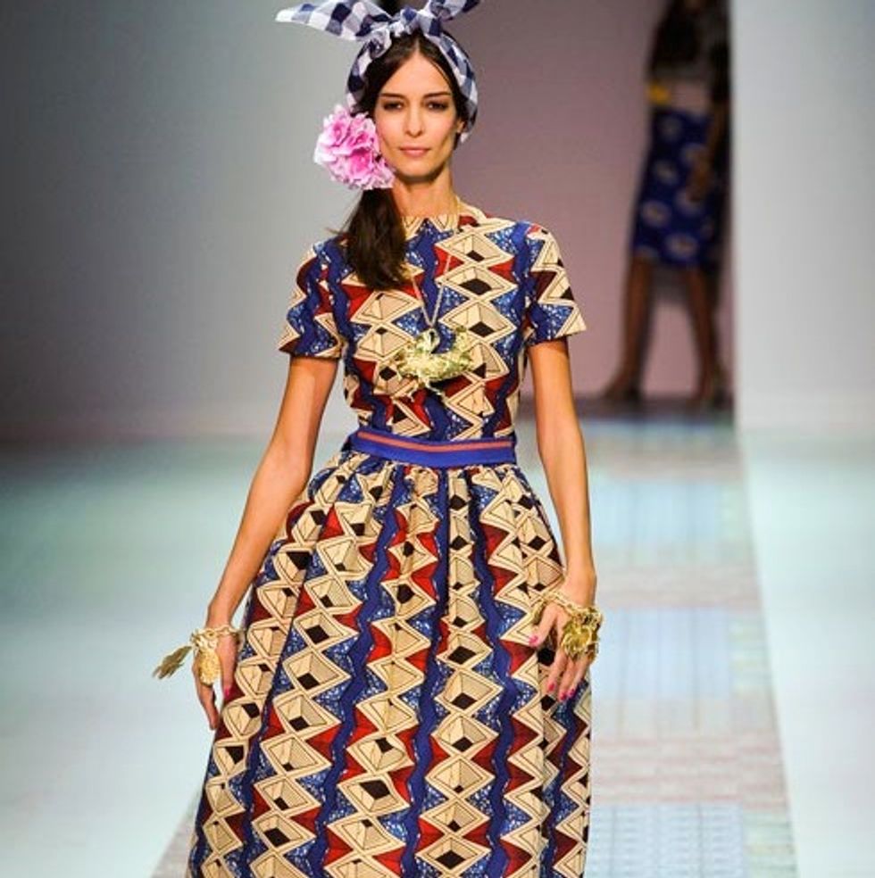 Clashing Prints: Stella Jean At Milan Fashion Week