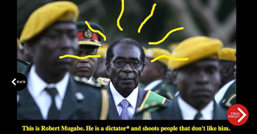 Petro Wodkins' Absurd Robert Mugabe Art