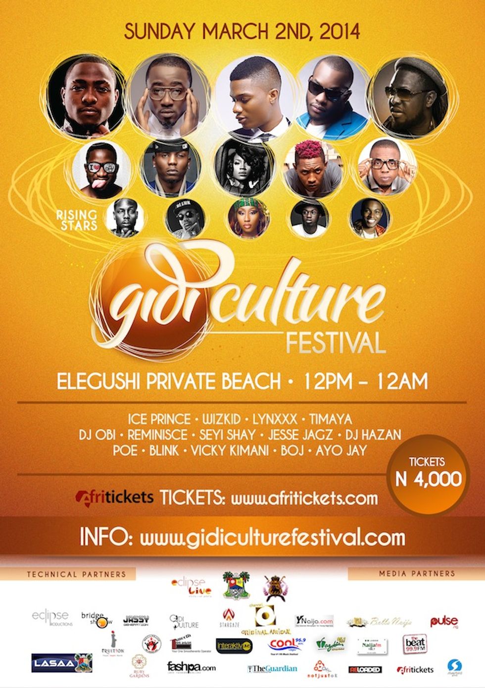 The Inaugural Gidi Culture Festival Hits Lagos This March