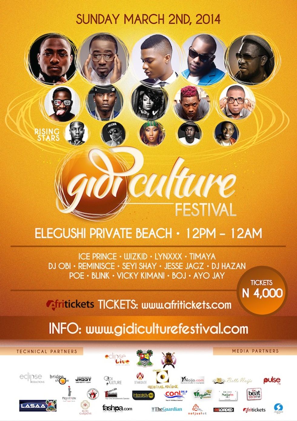 The Inaugural Gidi Culture Festival Hits Lagos This March