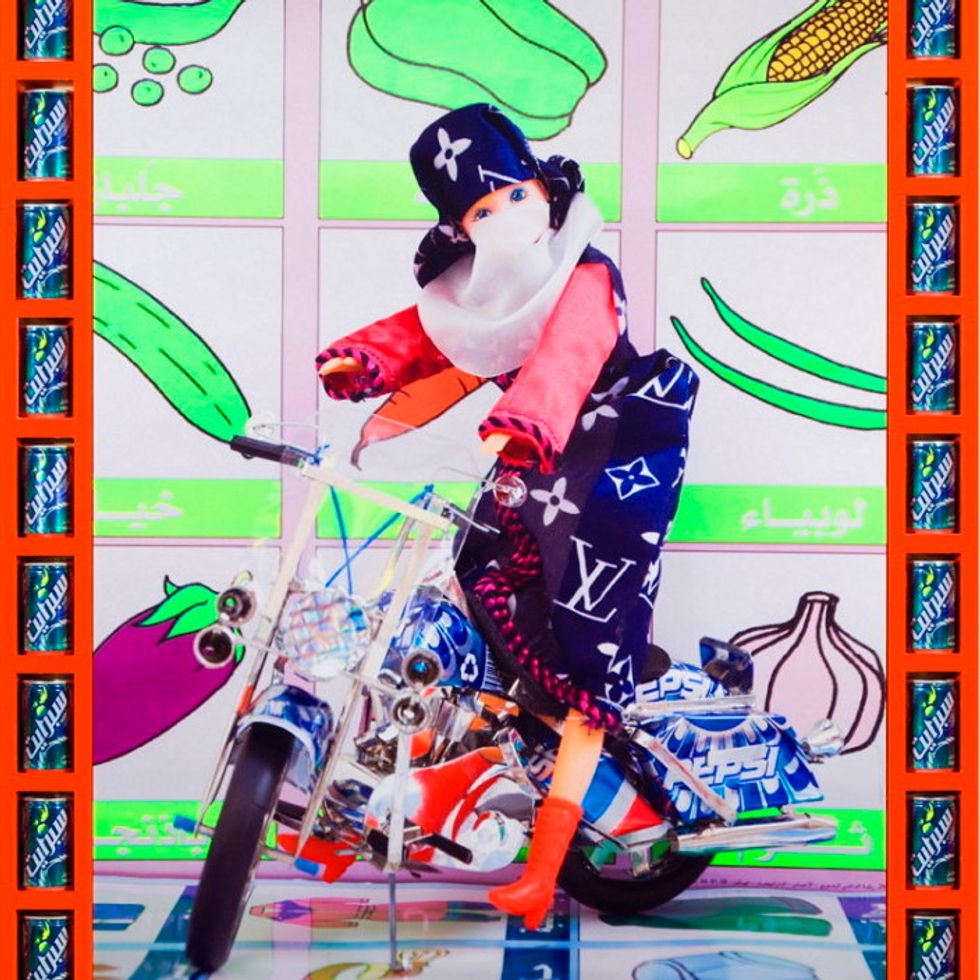 Hassan Hajjaj's Moroccan Biker Barbie Dolls