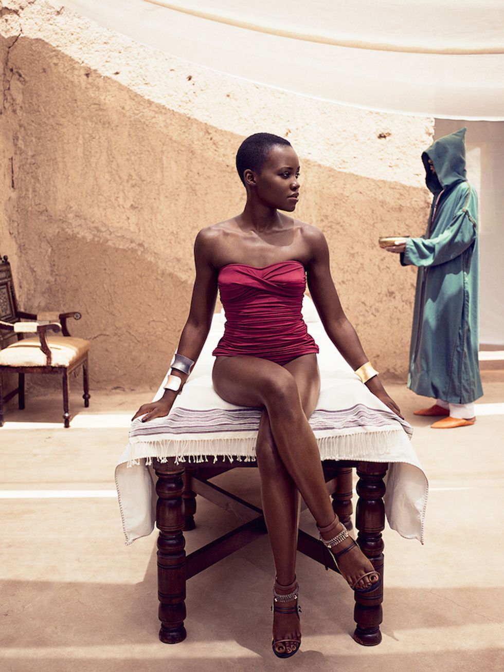 Lupita Nyong'o Makes Her Debut As Vogue Cover Girl