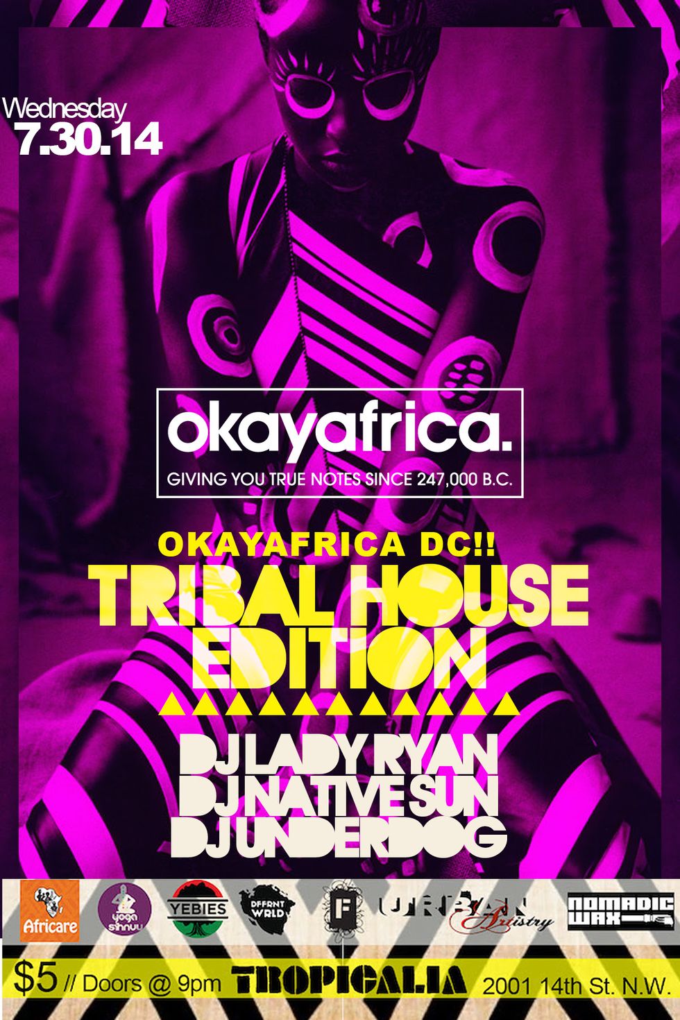 #OKAYAFRICADC: Tribal House Edition + 'Finding Fela' Listening Session