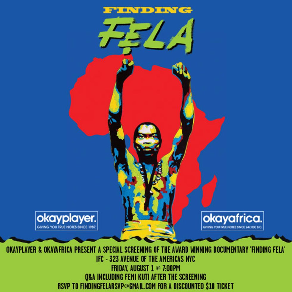 'Finding Fela' NYC Premiere & North American Theatrical Dates