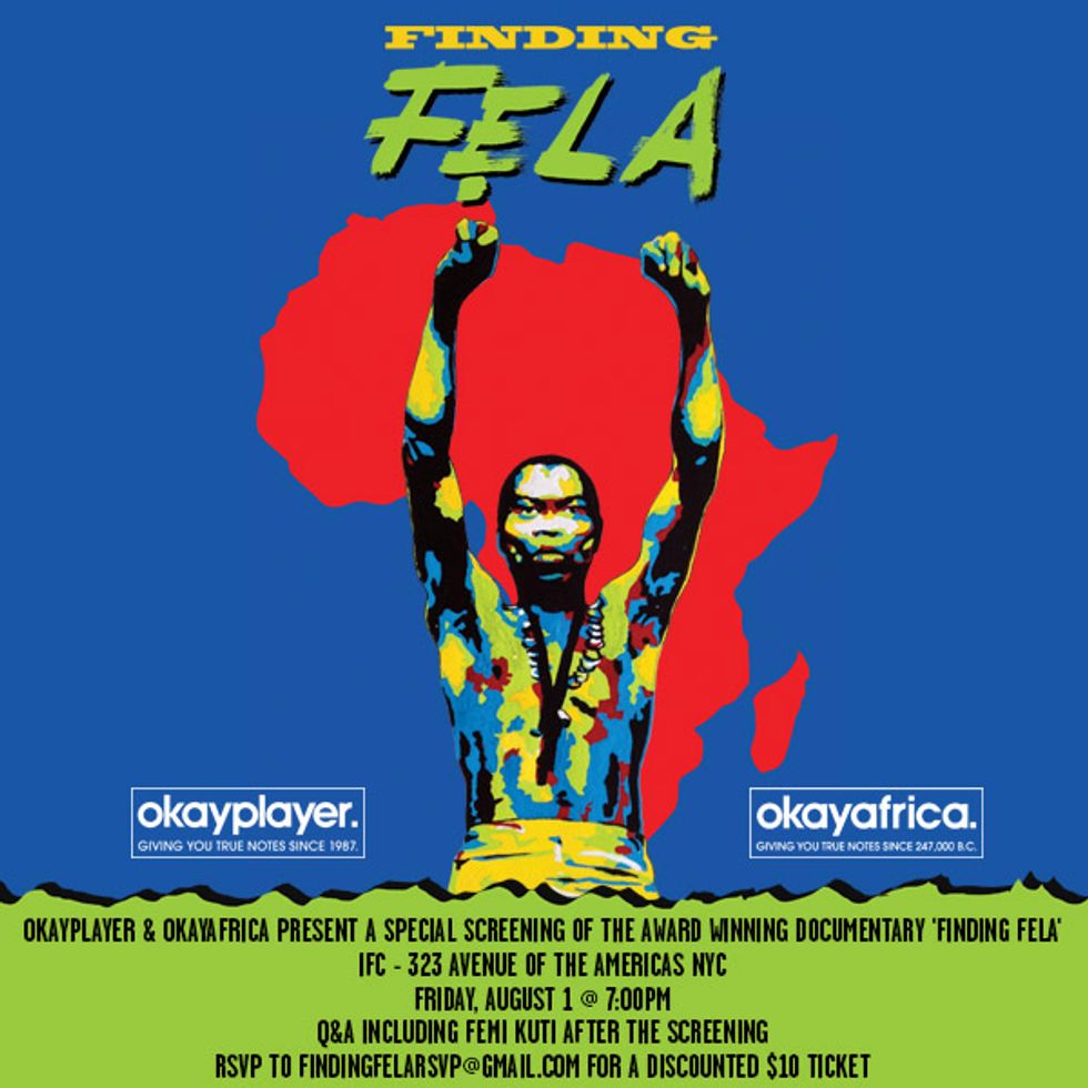 'Finding Fela' NYC Premiere & North American Theatrical Dates