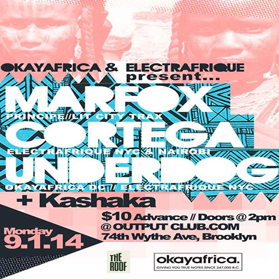 Okayafrica Presents Electrafrique NYC On The Roof Of Output With DJ Marfox!