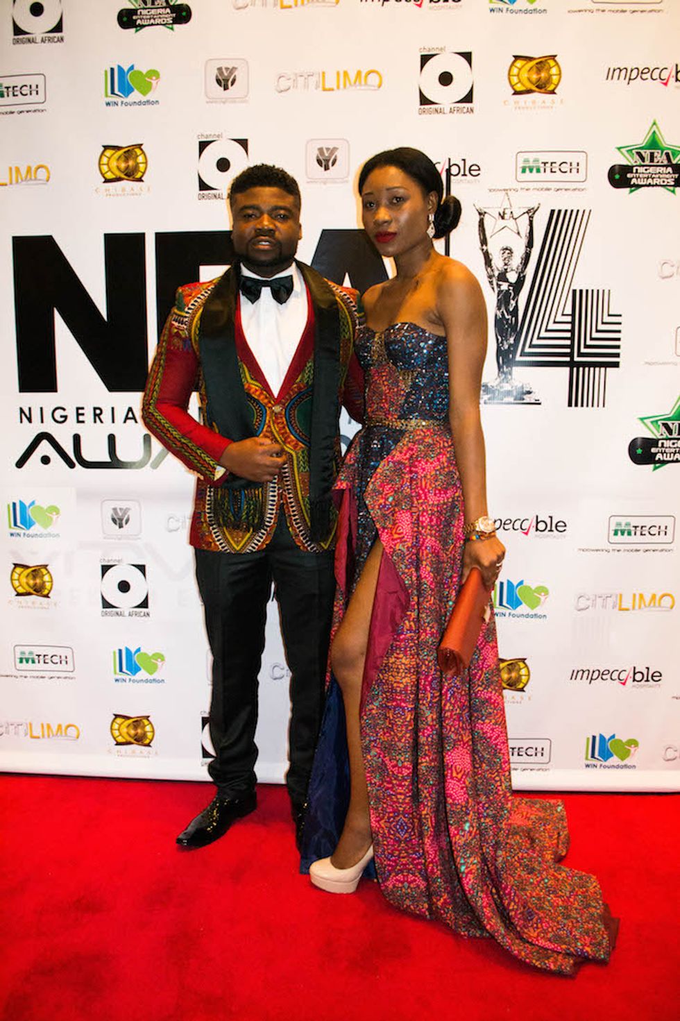 On The Red Carpet At The Nigerian Entertainment Awards