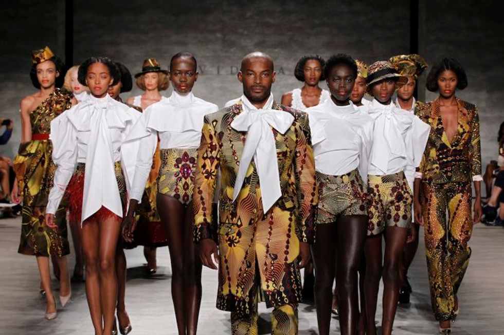 David Tlale Presents S/S 15 With Tyson Beckford At Mercedes-Benz NYFW