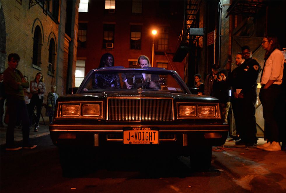 Watch Janka Nabay & Sleepy Doug Shaw Perform A Sierra Leonean Classic On The Back Of A Chrysler LeBaron