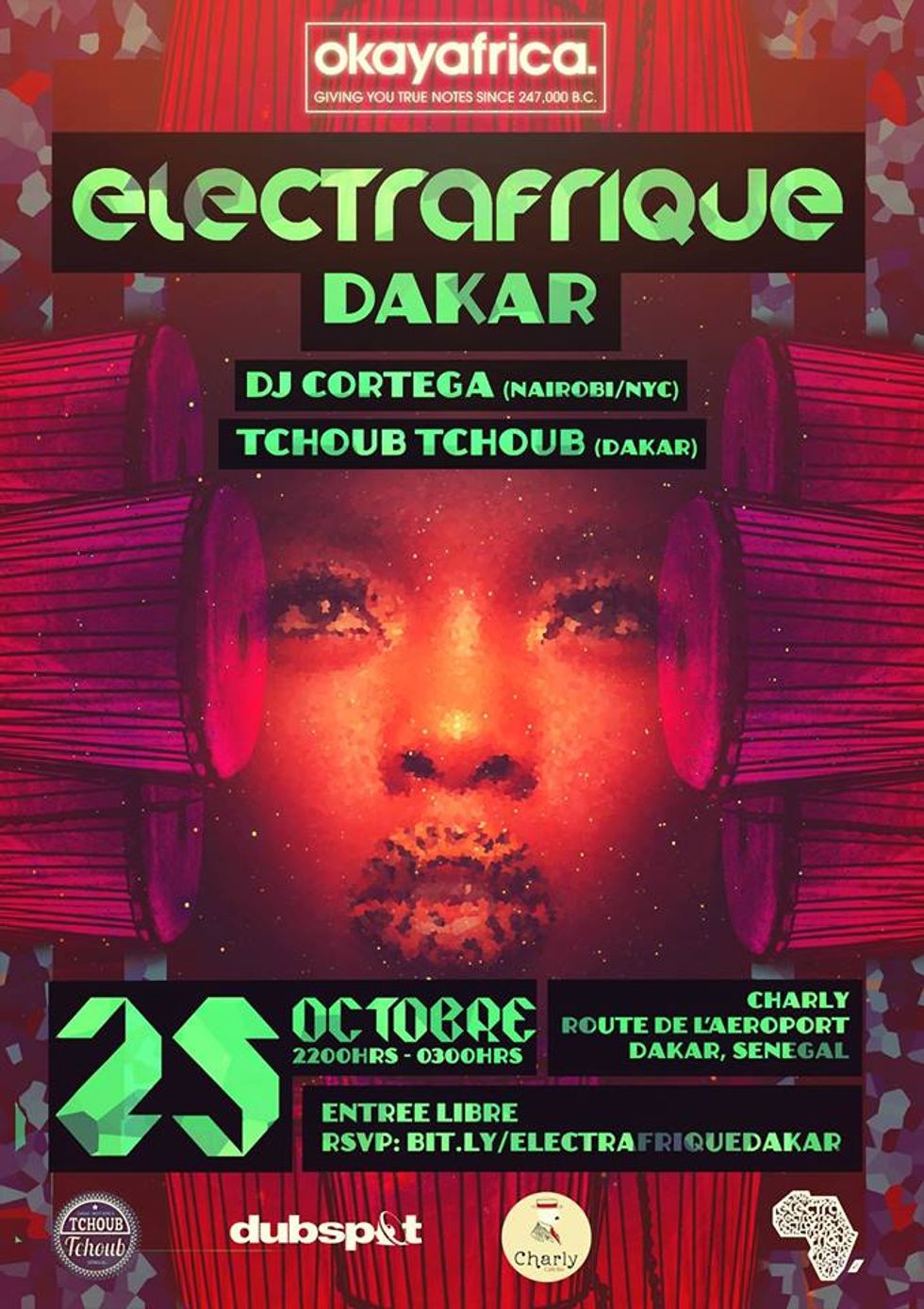 Okayafrica Electrafrique Dakar With DJ Cortega & Tchoub Tchoub (Oct. 25th)