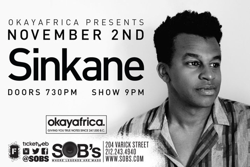 Okayafrica Presents: Sinkane Live At SOB's With Helado Negro [11/2]