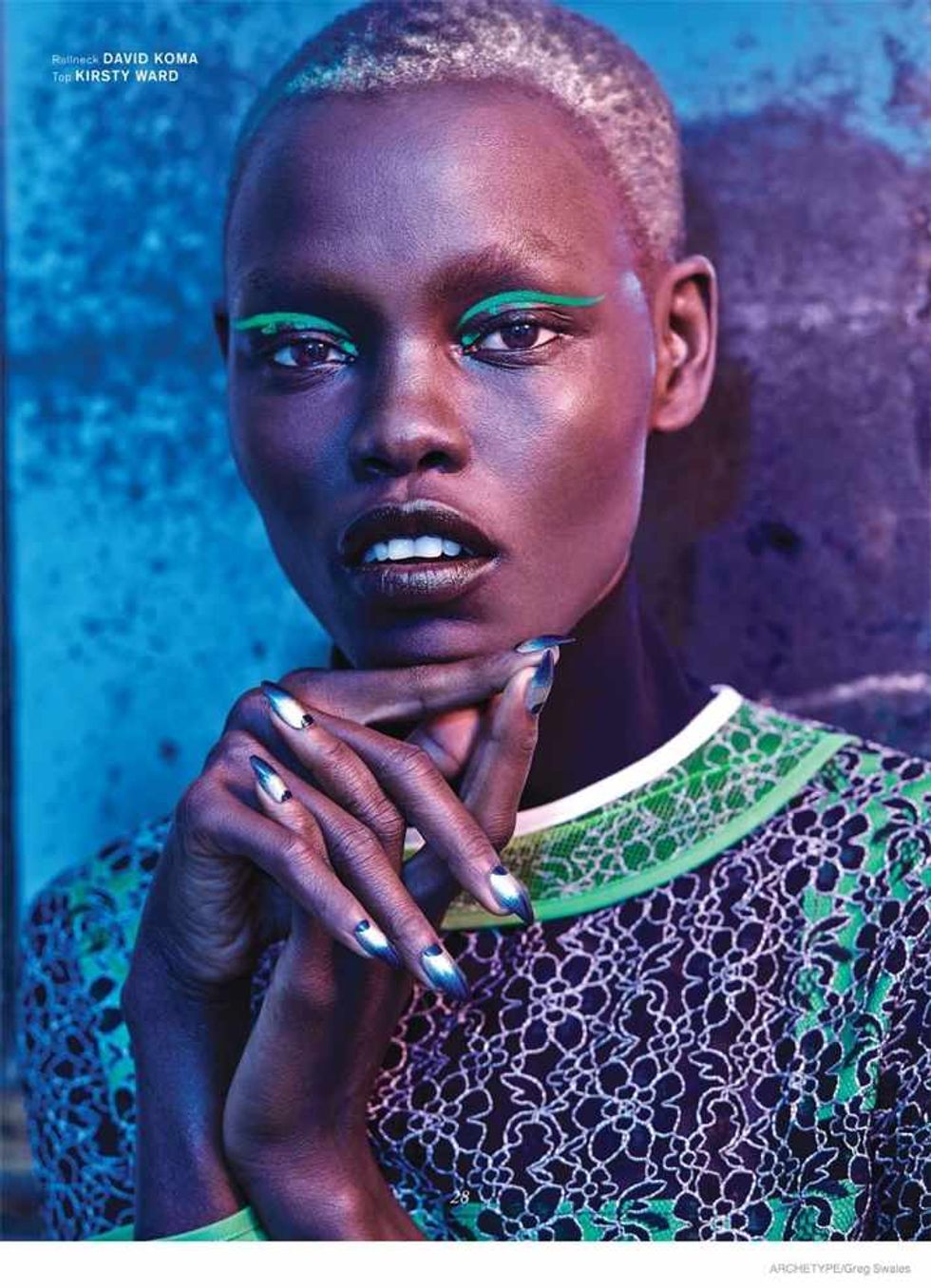 South Sudanese Model Grace Bol Is 'Power Ne-On' For Archetype Magazine